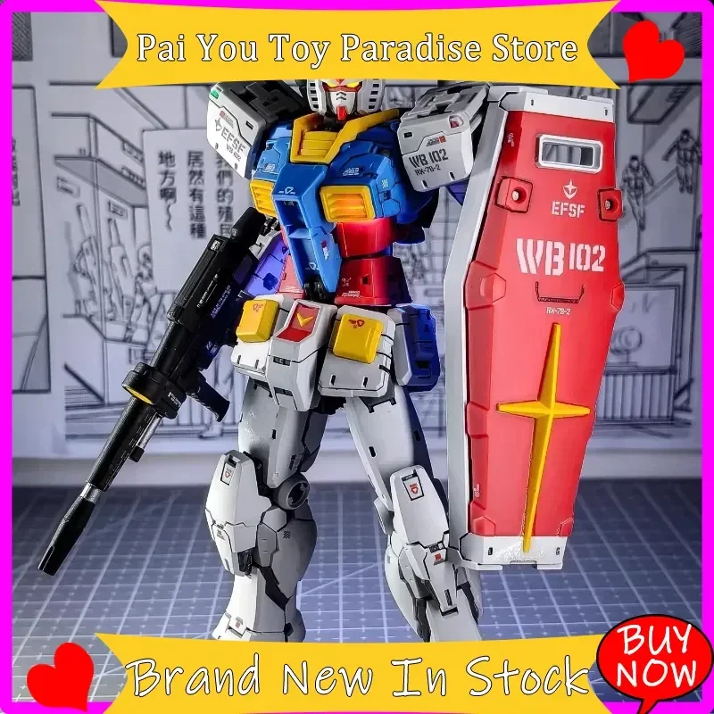

Hot RX-78-2 Yuanzu 2.0 RG 1/100 Assembly Model Kit Gunpla Mecha Enlarged Version Action Figure With Water Decal Anime Toy Gift