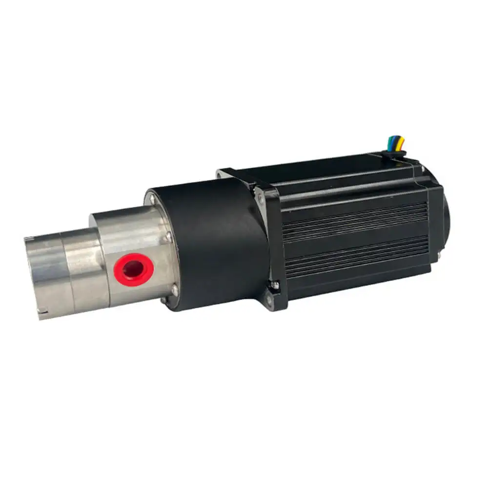 SOVOFLO MG-PKPF0.9-BLDC24V150W Magnetic Gear Pump 0.9mL/rev. 3LPM SUS 316L Body PEEK Gear PTFE Seal with Brushless Motor 24V DC