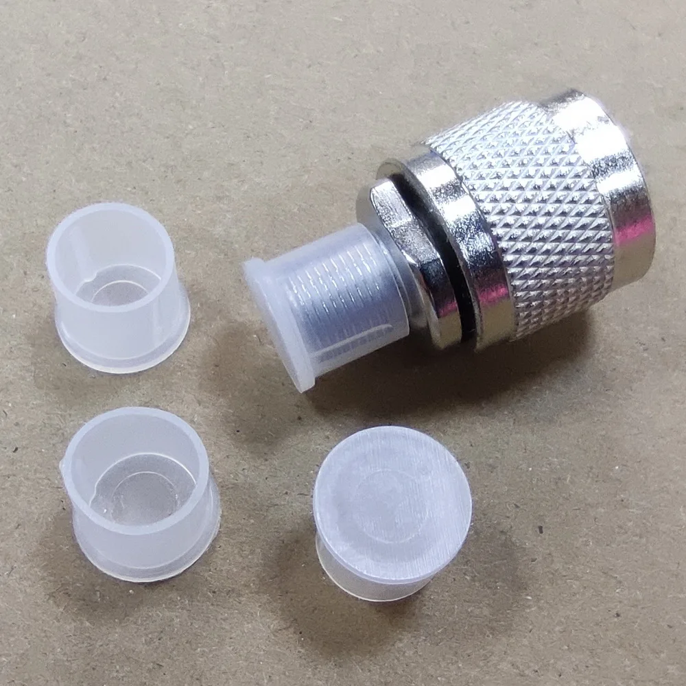 Защитная крышка разъема типа F, ТВ-приемник CATV, британская система, неиспользованный ТВ-сигнал, разъем F, защитная крышка, 50 шт.