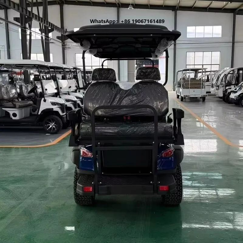 Golf Cart 5-6 Seater Electric Beautiful Durable Lifted with Lithium Battery 30-50km Range 30-50km/h Speed for Outings LXM