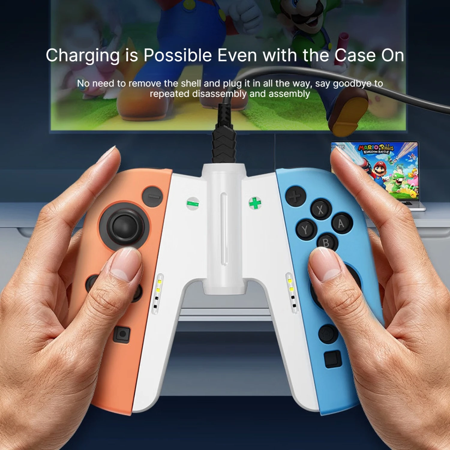 IINE For Switch 2 Charging Grip Bracket Magnetic Design For Joy-con Controller Charging Dock Type-C Port with LED NS2 Accessorie