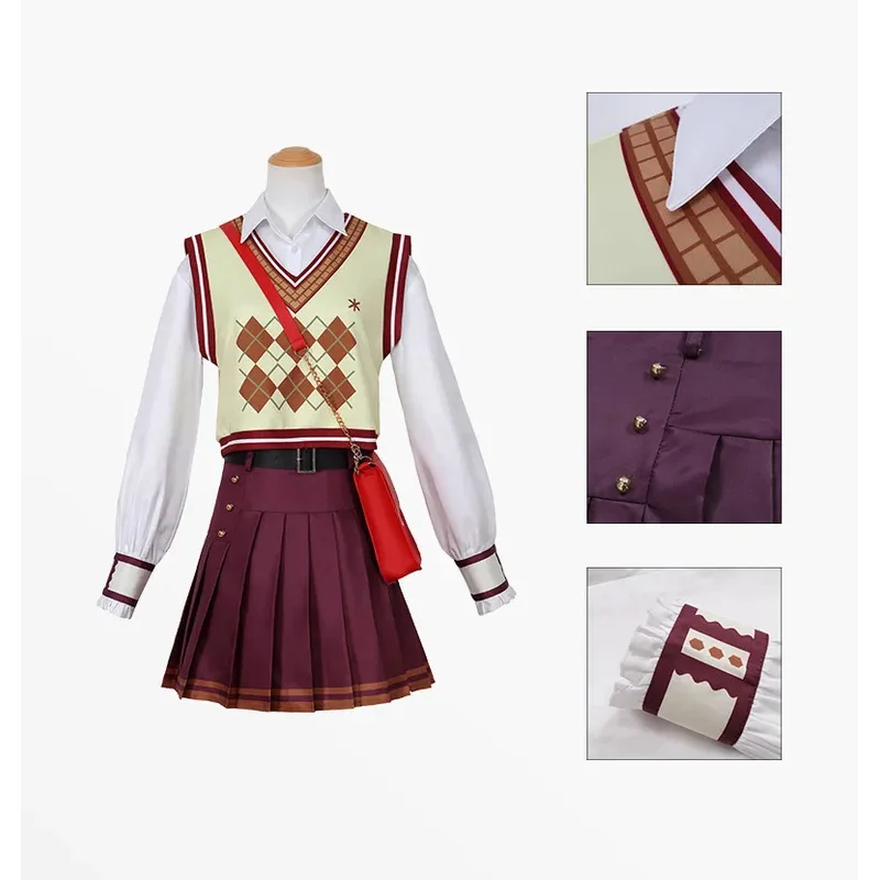 dd12Project Sekai Cosplay Costume PJSK Neo Shinonome Ena Tenma Saki Yoisaki Kanade Hanasato Minori Uniform Halloween Party Suit