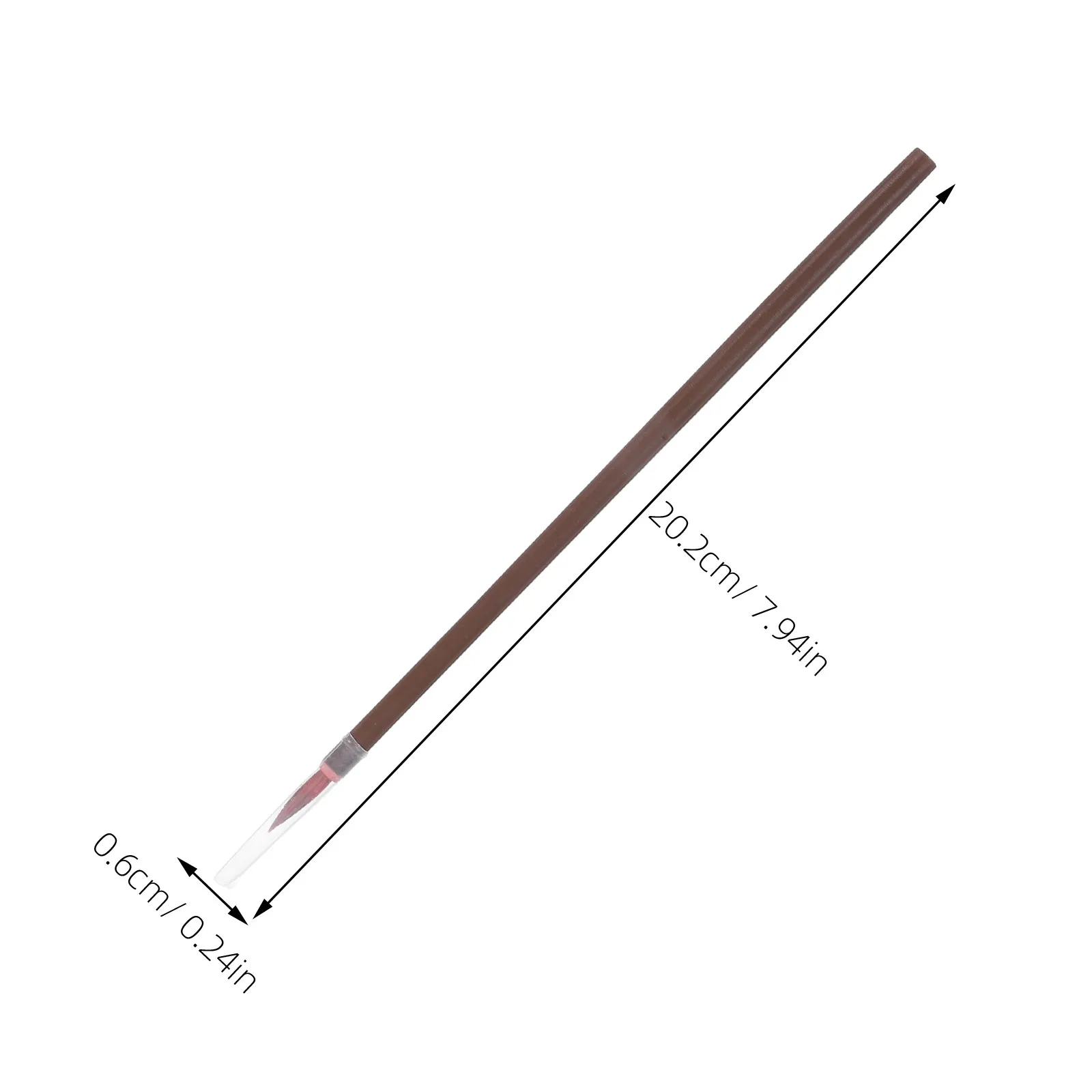 Ceramic Painting Brushes for Underglaze & Overglaze Pottery Glazing – Fine Tip Detail Brushes for Intricate Design Work