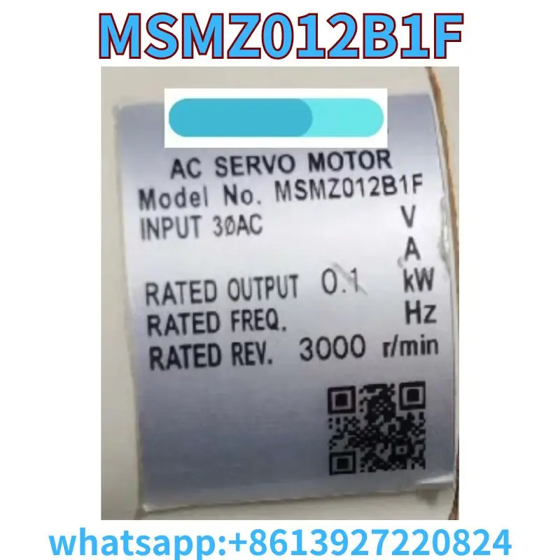 Motor usado MSMZ012B1F prueba OK Envío rápido