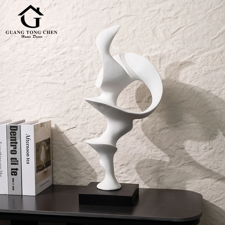 House Interior Decoration Handmade Geometry Resin Artistic Sandstone Ornaments Home Decoration Accessories
