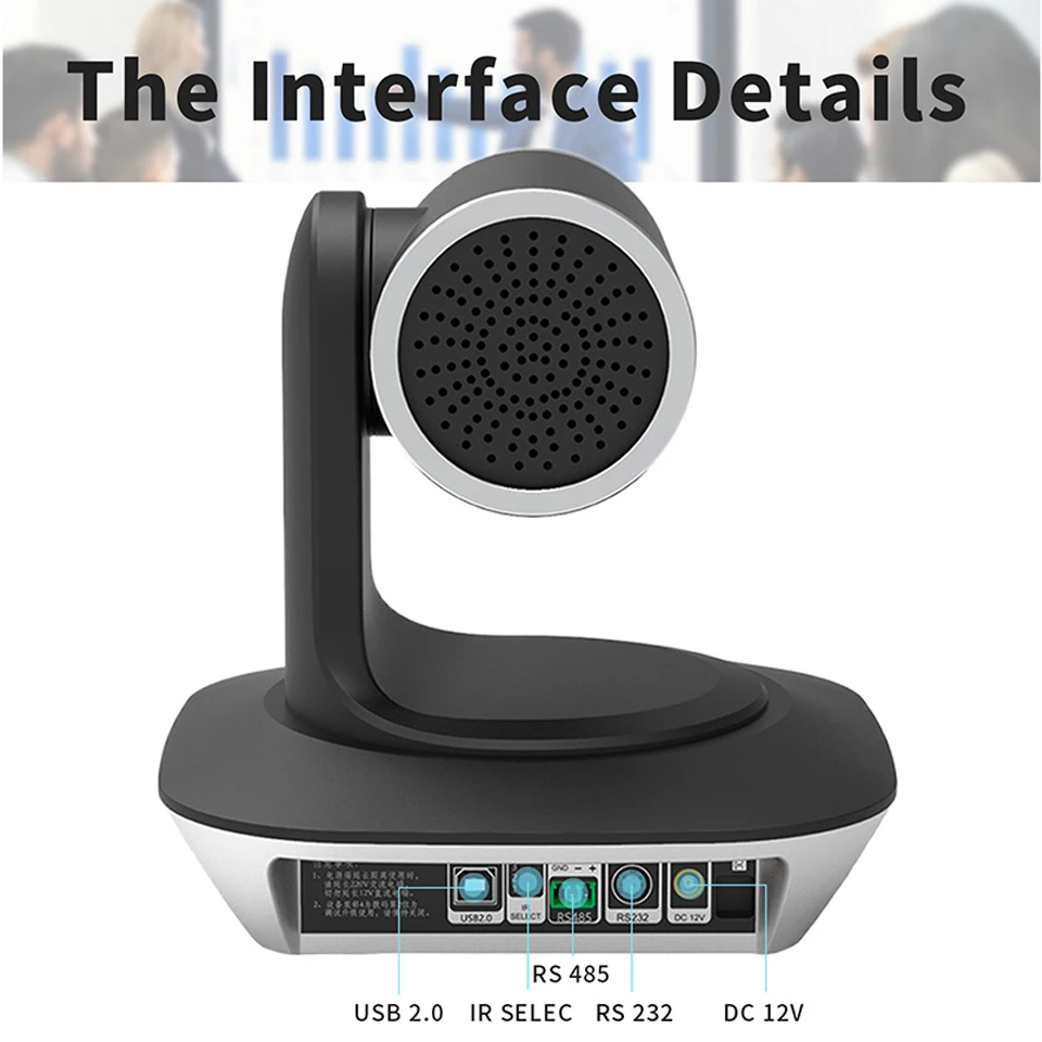 Full HD1080P/60FPS 3X 10X 20X Optical Zoom HDMI USB2.0 PTZ Video Conference Camera Live Streaming Broadcast Confer System