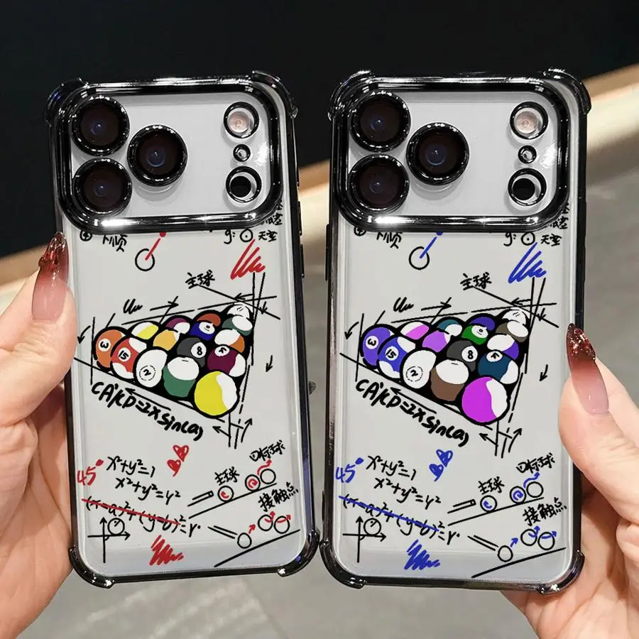 حافظة لهاتف آيفون 16 15 14 بلس 16e 13 12 11 Pro Max 17 غطاء شفاف لهاتف آيفون بولينج ممتع #3