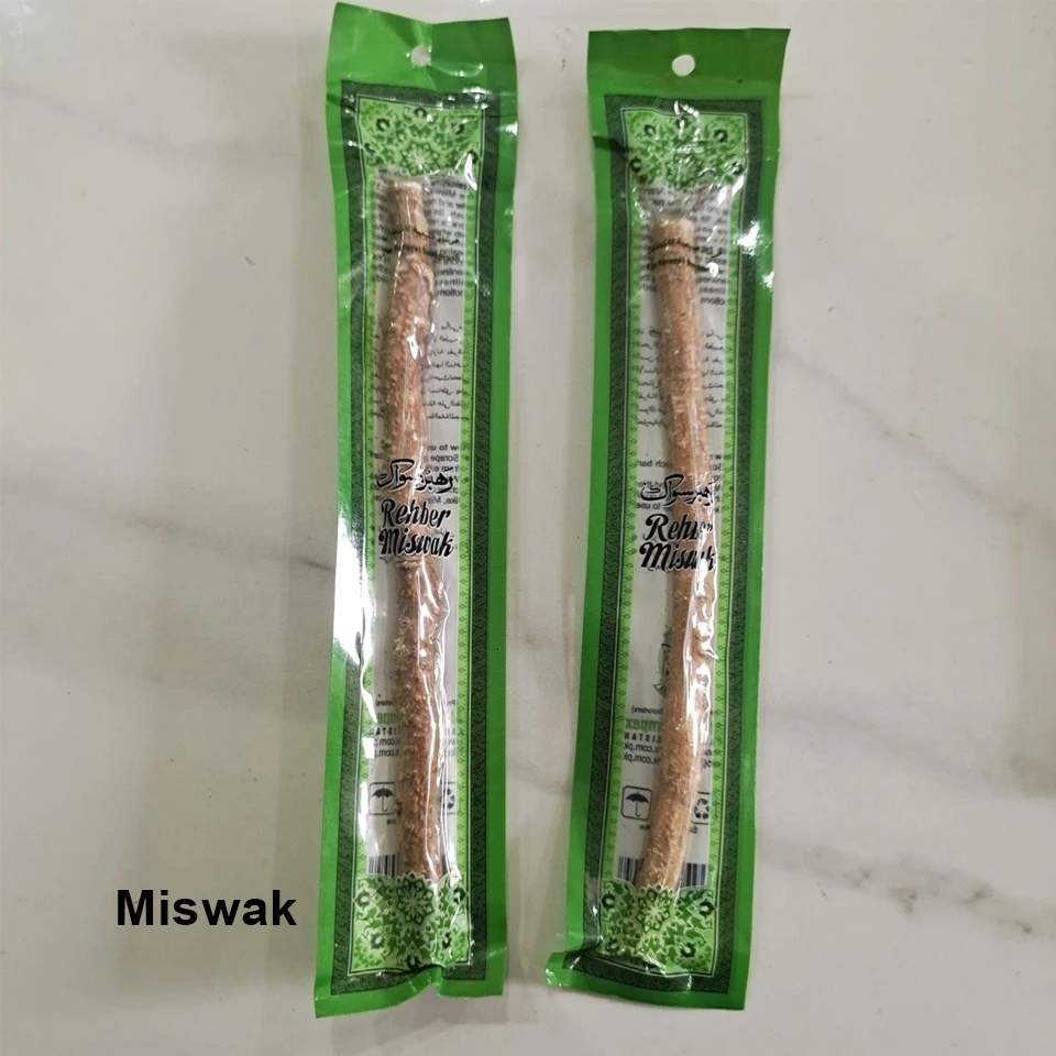 2PCS Miswak Sewak Stick Toothbrush For Teeth Cleaning Traditional All Natural Misvak Siwak Miswaak Stain Removal Travel