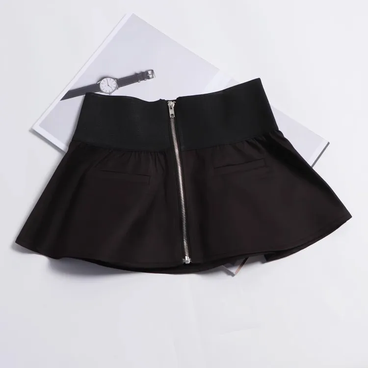 Damesmode Zwarte Stof Elastisch Korset Vrouwelijke Buikband Jas Tailleband Jurk Decration Brede Riem J052