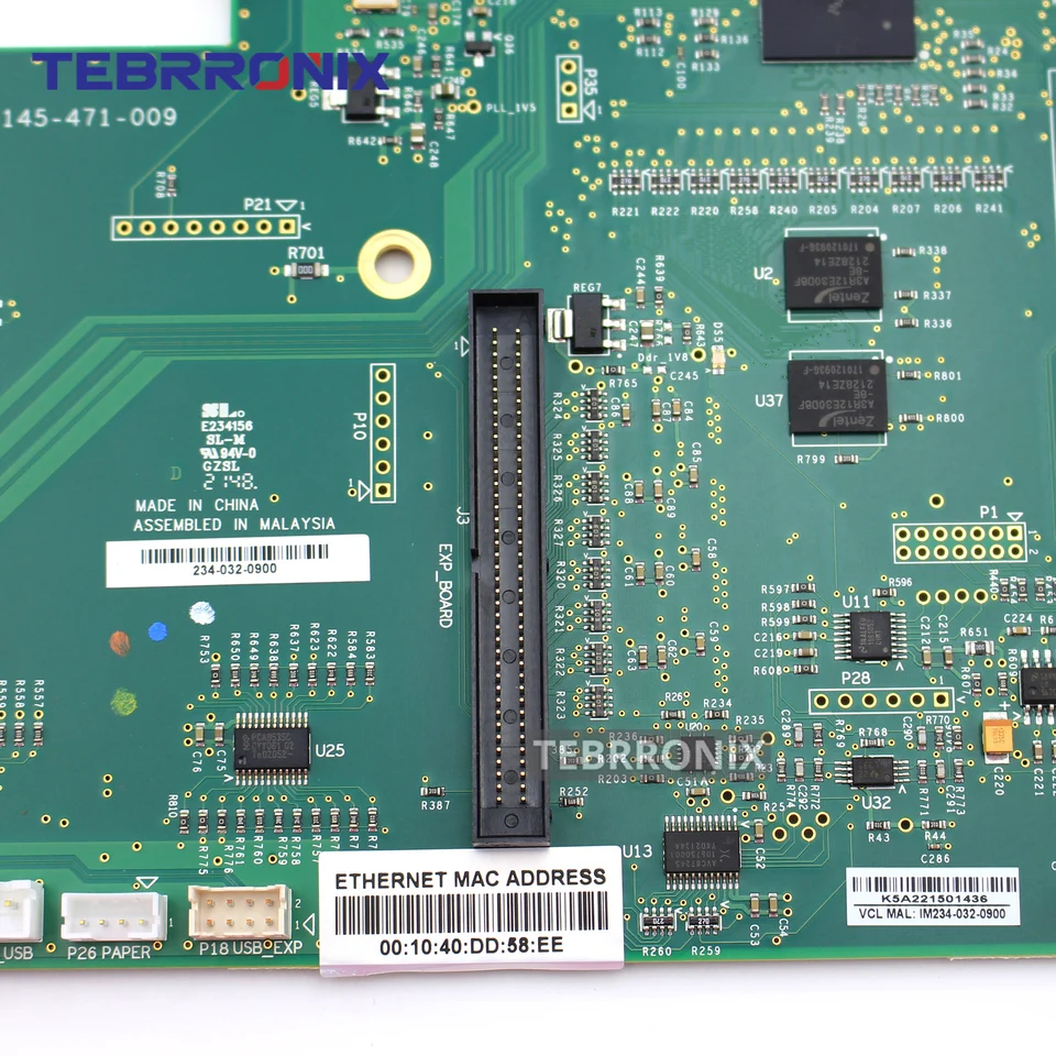 234-032S-001 New Original Main Logic Board for Intermec PM43 PM43C
