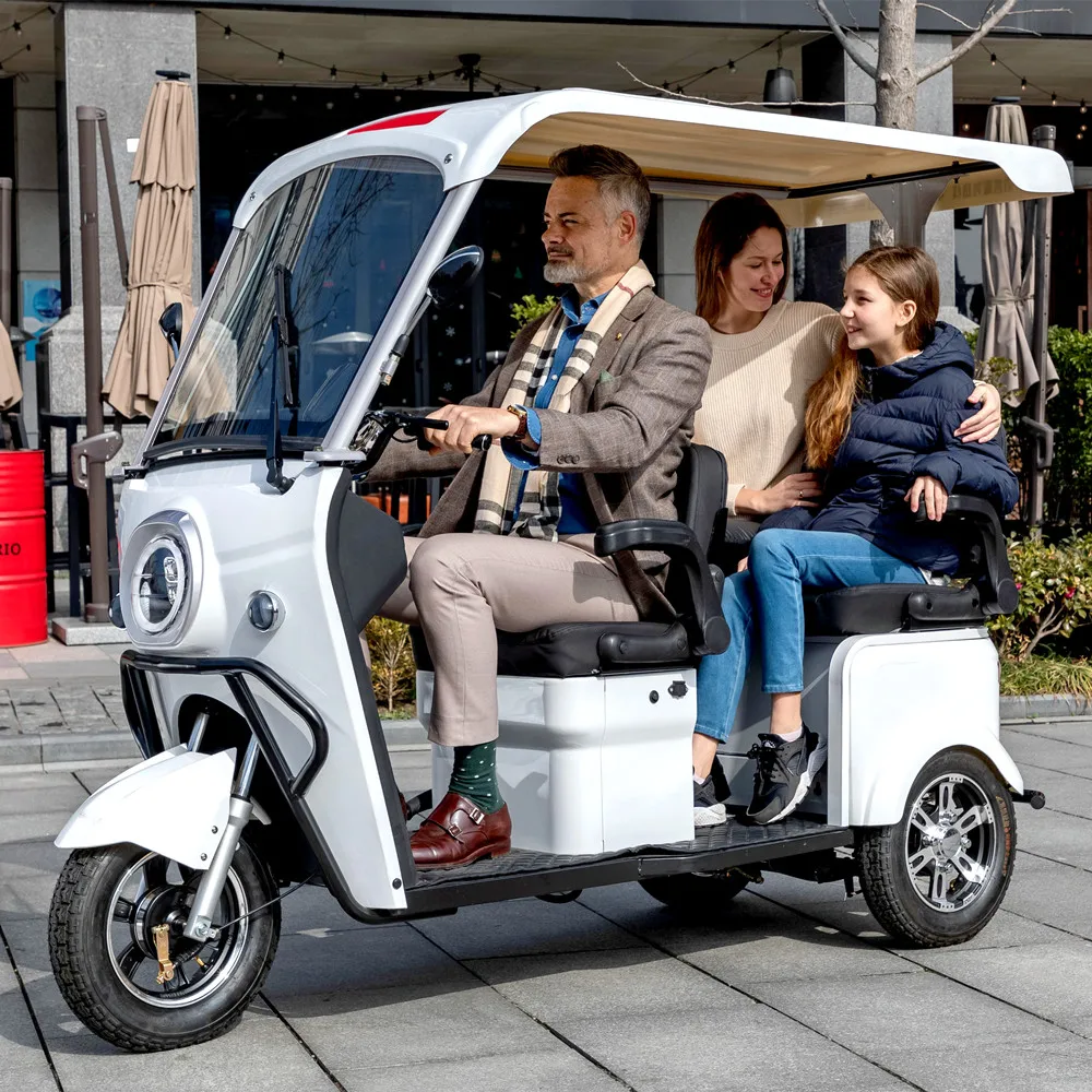 Three-wheeled Mini Bus Four-wheeled Electric Scooter Golf Cart Travel Sightseeing Car