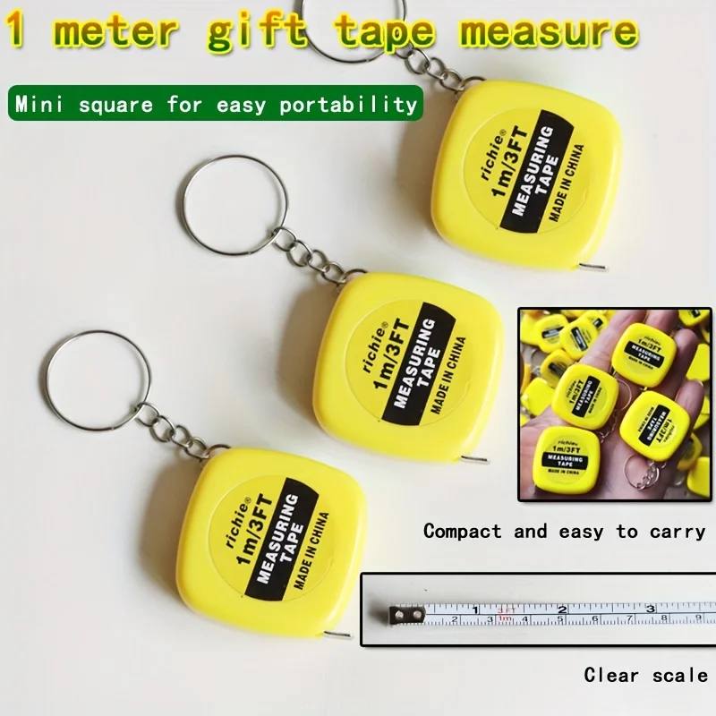 

Mini 1M Tape Measure Metric Steel Measuring Ruler Distance Measuring Tool Meter Ruler Steel Tape Length Metal Measuring Tools