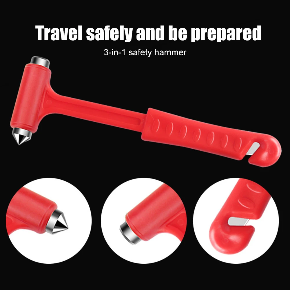 1PCS Universal Multi-Purpose Car Seat Belt Cutter Window Glass Breaker Mini Car Safety Hammer Car Emergency Rescue Tools