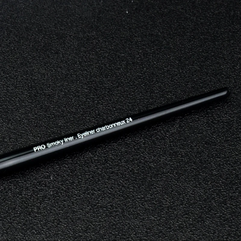 Profesjonalny SEP # 24, czarna, długa rączka Pro Smoky Liner Eyeliner Pędzel do makijażu ust Narzędzie kosmetyczne dla kobiet