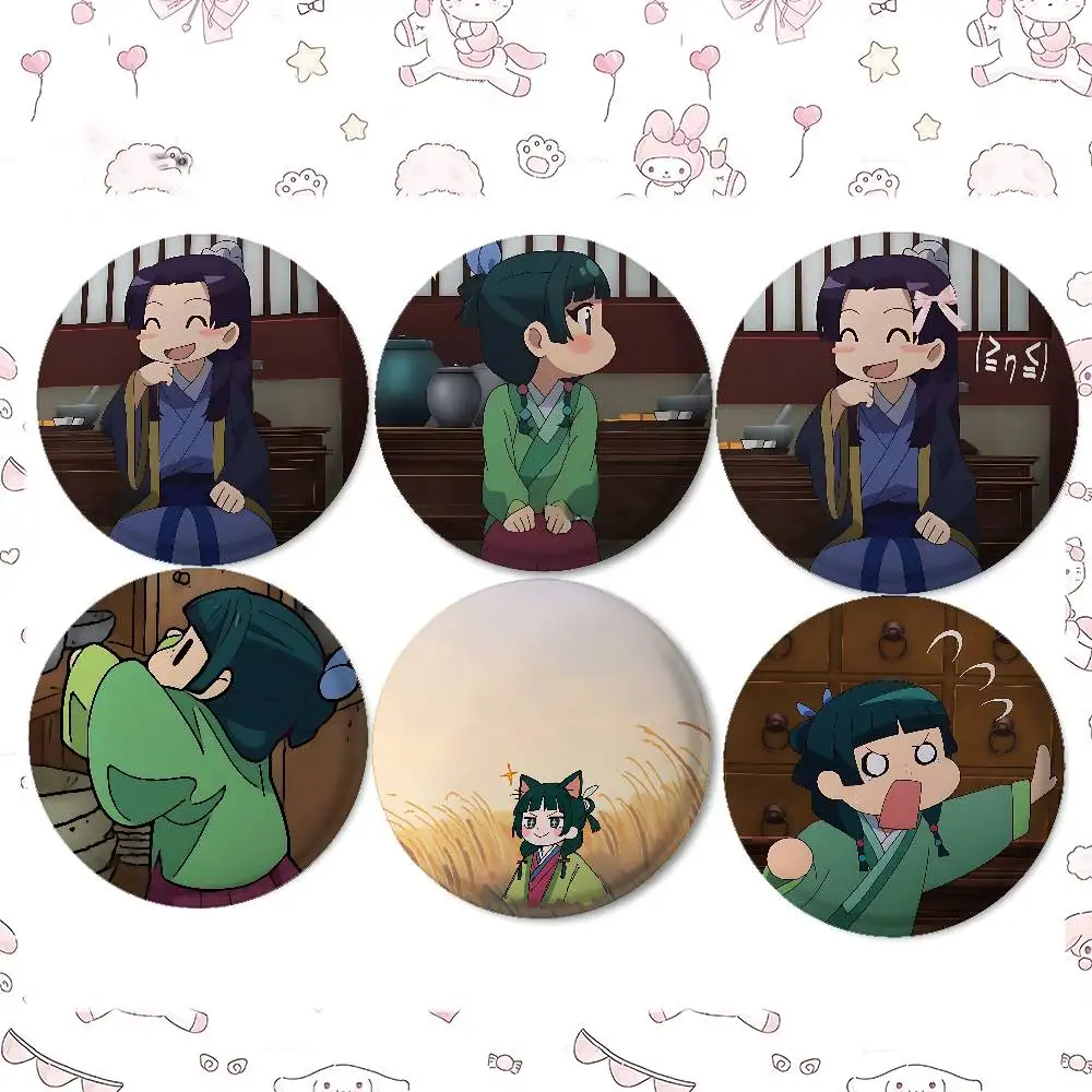 Anime The Apothecary Diaries Badges Tinplate Soft Button Pin Brooch Metal Badge Custom Jewelry Accessories Hat Bag Lapel