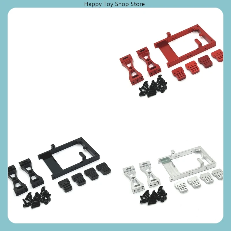 

MN 1/12 WPL 1/16 RC Car Parts Upgrade Cross Bar Servo Box Shock Mount Spare Parts