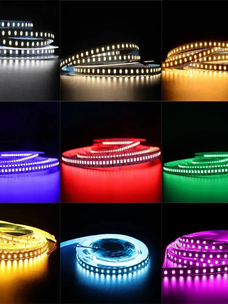 LED Strip Light 2835 DC12V 240LEDs LED 8MM 10MM High Bright Warm White Flexible Indoor Lighting Soft Light Strip