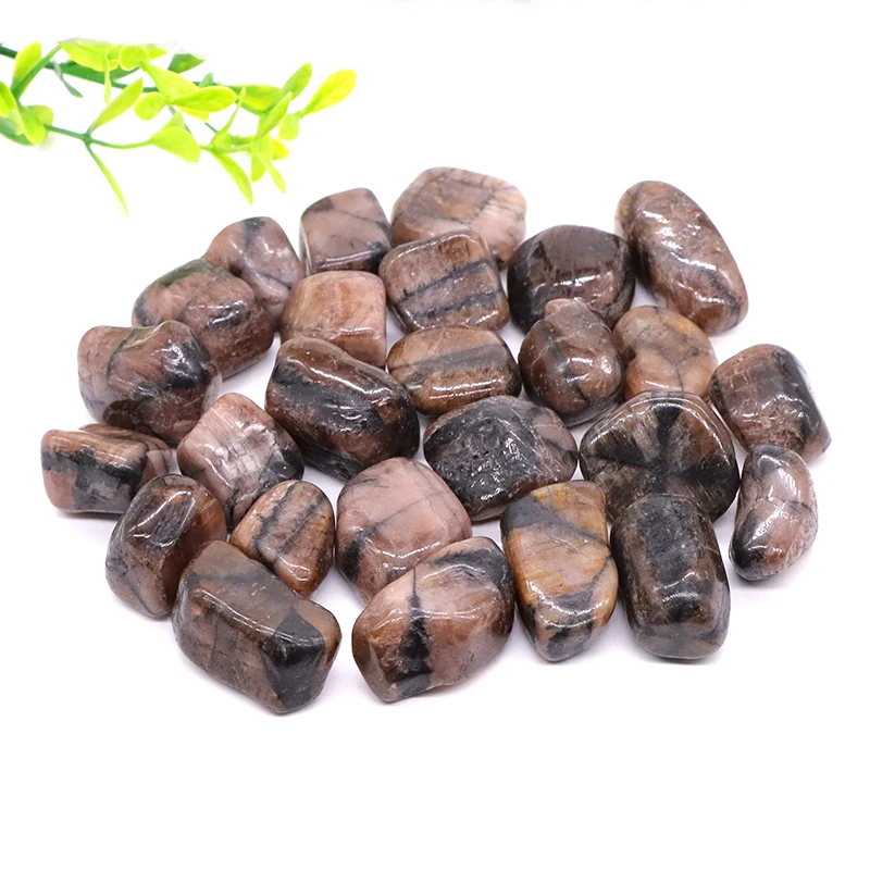 Natural Stone And Crysstals Gemstones Chiastolite Quartz Tumbled Bulk Lucky Stones Beads Specime Home Aquarium Decoration