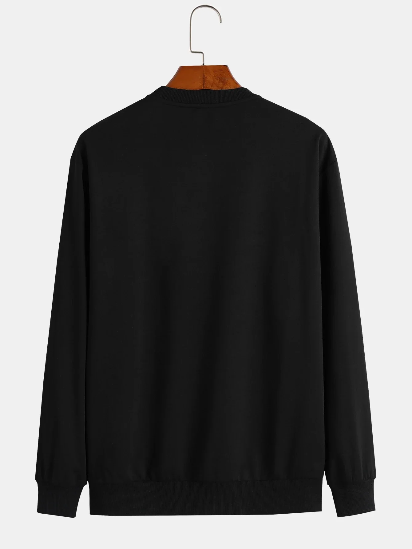 سويت شيرت رجالي، علم نرويجي ونمط جبل الثلج ونص "NORWAY OUTDOOR"، ملابس يومية غير رسمية للخريف والشتاء