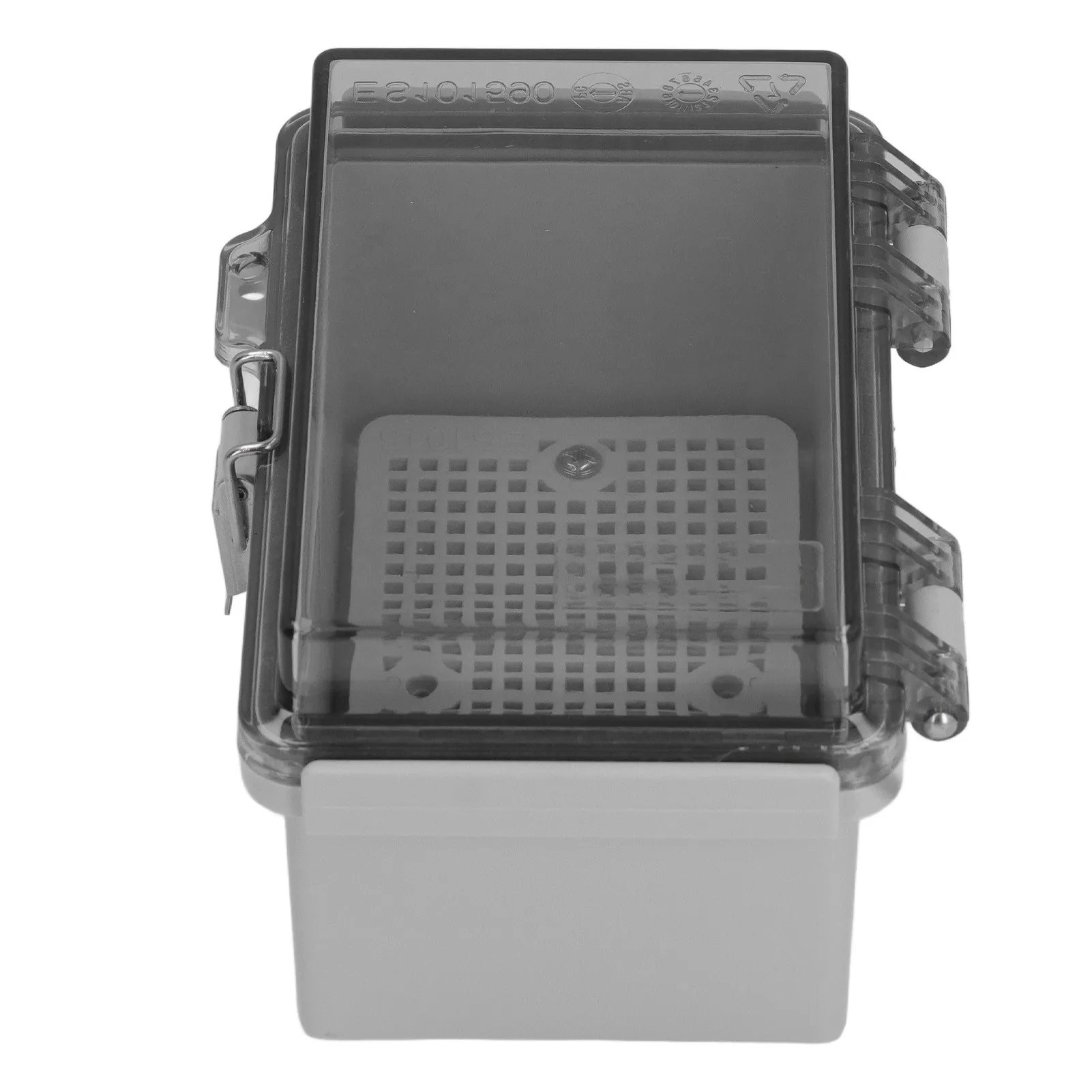 Distribution Box with Hinged Cover Mounting Plate Brackets IP67 Waterproof ABS Plastic Electrical Enclosure 100x150x90MM