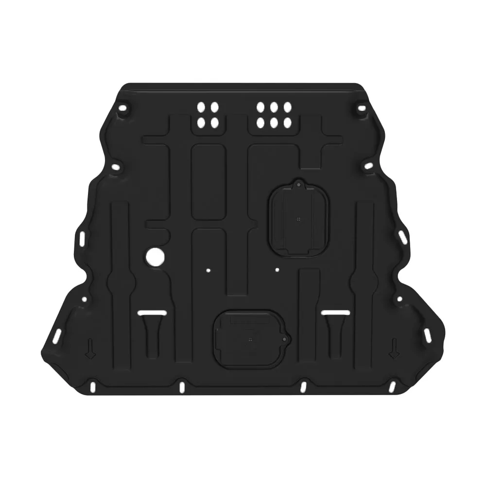 Black Under Engine Guard Plate Splash Shield Mud Fender Cover For Lincoln Zephyr 2022-2024 2.0T Mudguard Protector 5