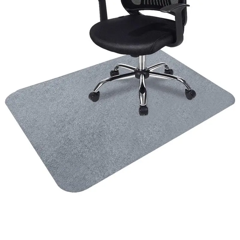 

Chair Mat For Hardwood Floor 47 In X 35 In Floor Protector Chair Mat Desk Mats For Wood Tile Laminate And Concrete Floors Black