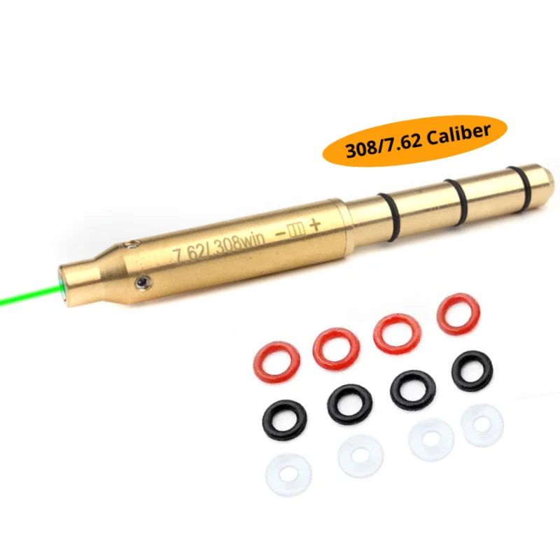 .22lr Laser Bore Boresighter 223 .177 .17 Laser Boresighter 38SPL 45ACP 308 Laser Collimator