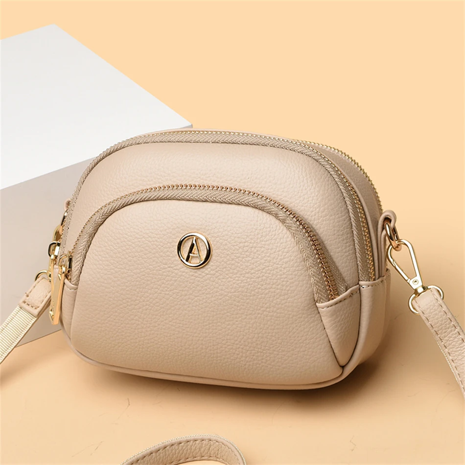 

2023 Trend Double Main Bag Ladies Shoulder Bag High Quality Leather Crossbody Bags for Women Luxury Designer Handbags and Purses