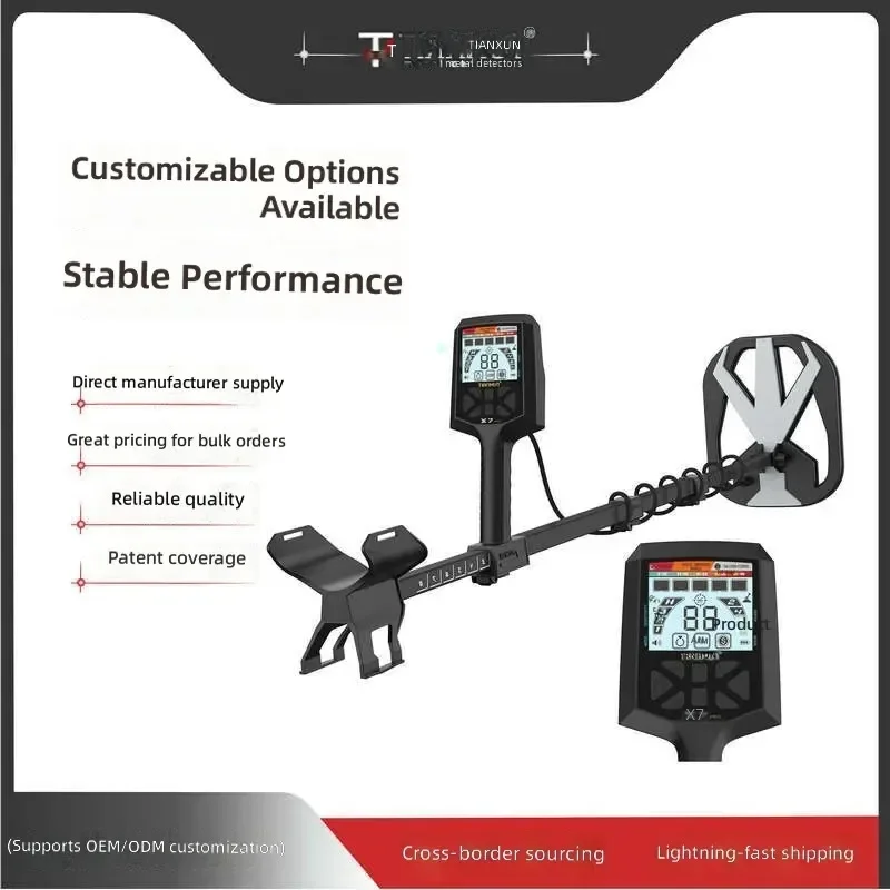 2026 Latest Handheld LCD Metal for Gold Silver Copper Iron Detection Outdoor Treasure Hunting Geophysical Survey