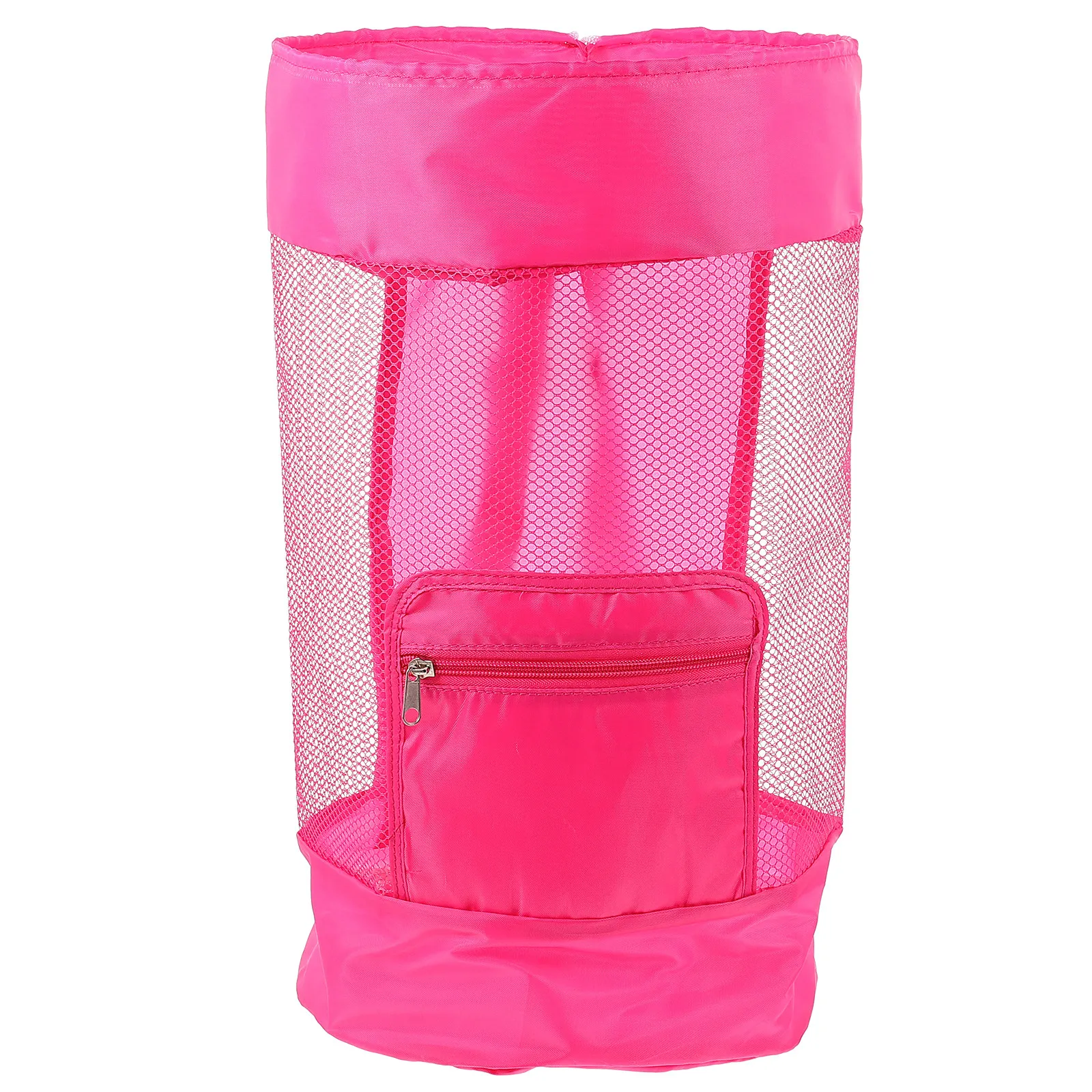 

Большая пляжная сумка-сетка для детей, легкая складная сумка-рюкзак через плечо для хранения ракушек, солнцезащитных очков, полотенец, песка и воды