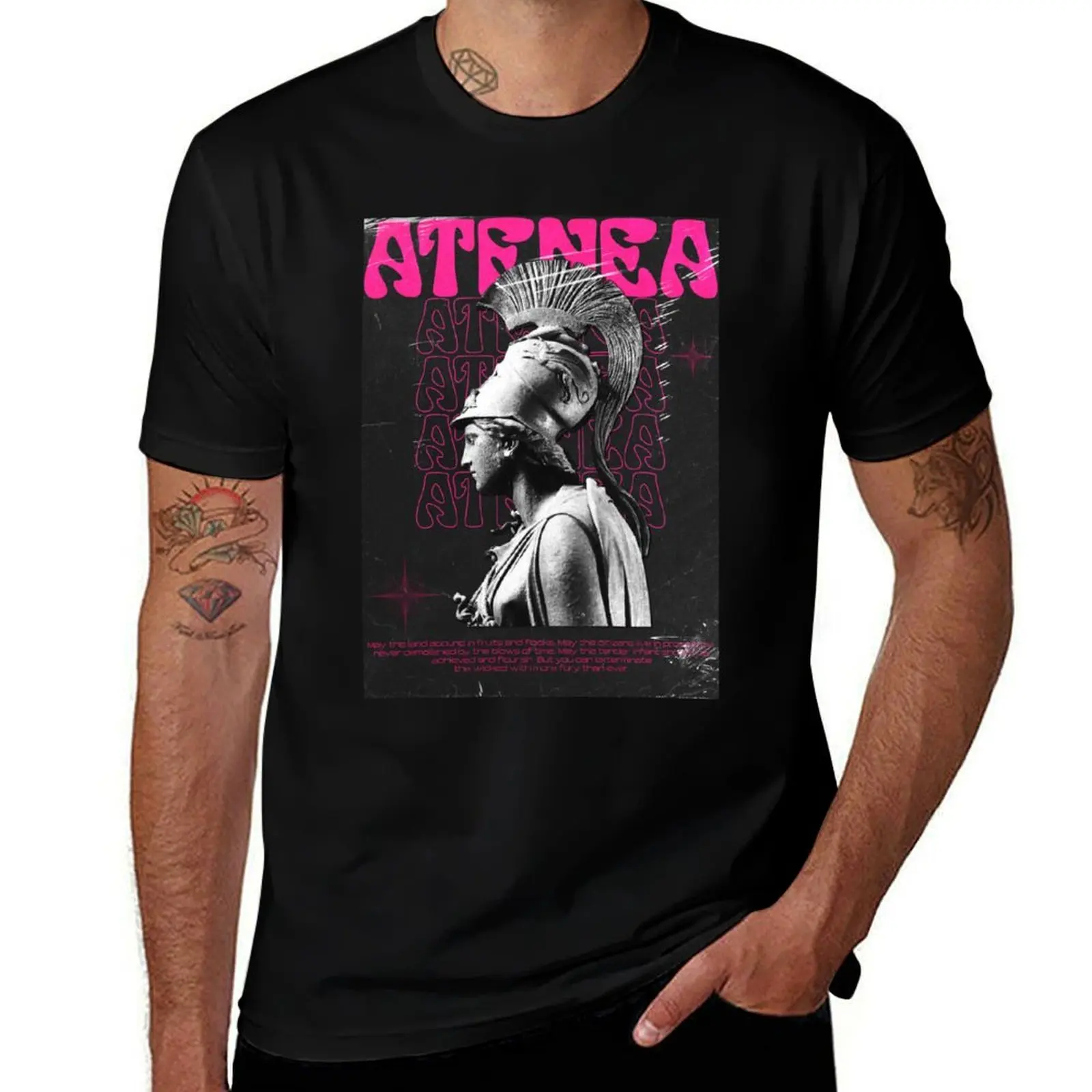 ATENEA INGLES VERSION T-Shirt Large Size Casual Tee Shirt T-Shirt