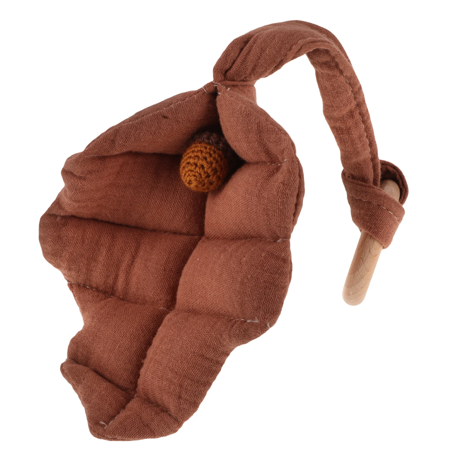 قلادة معلقة مهدئة للأطفال بتصميم أوراق شجر لعربة الأطفال الرضع، مادة آمنة وخفيفة الوزن، ملحقات مهدئة #6