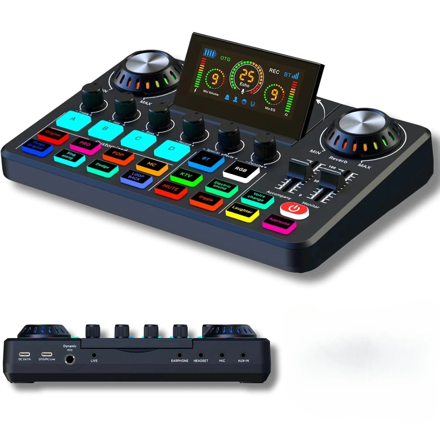 Audio Music Changer - Audiomixer, live geluidskaart met DJ Mixer-effecten