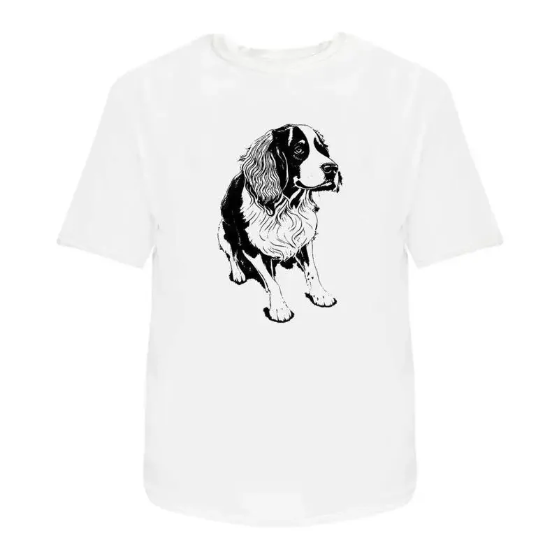 English Springer Spaniel' Cotton T Shirt Ta042803