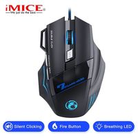 Wired Gaming Mouse Gamer Mouse RGB Backlit Computer Mouse Silent Ergonomic Mause 7 Buttons LED Optical USB Mice For PC Laptop