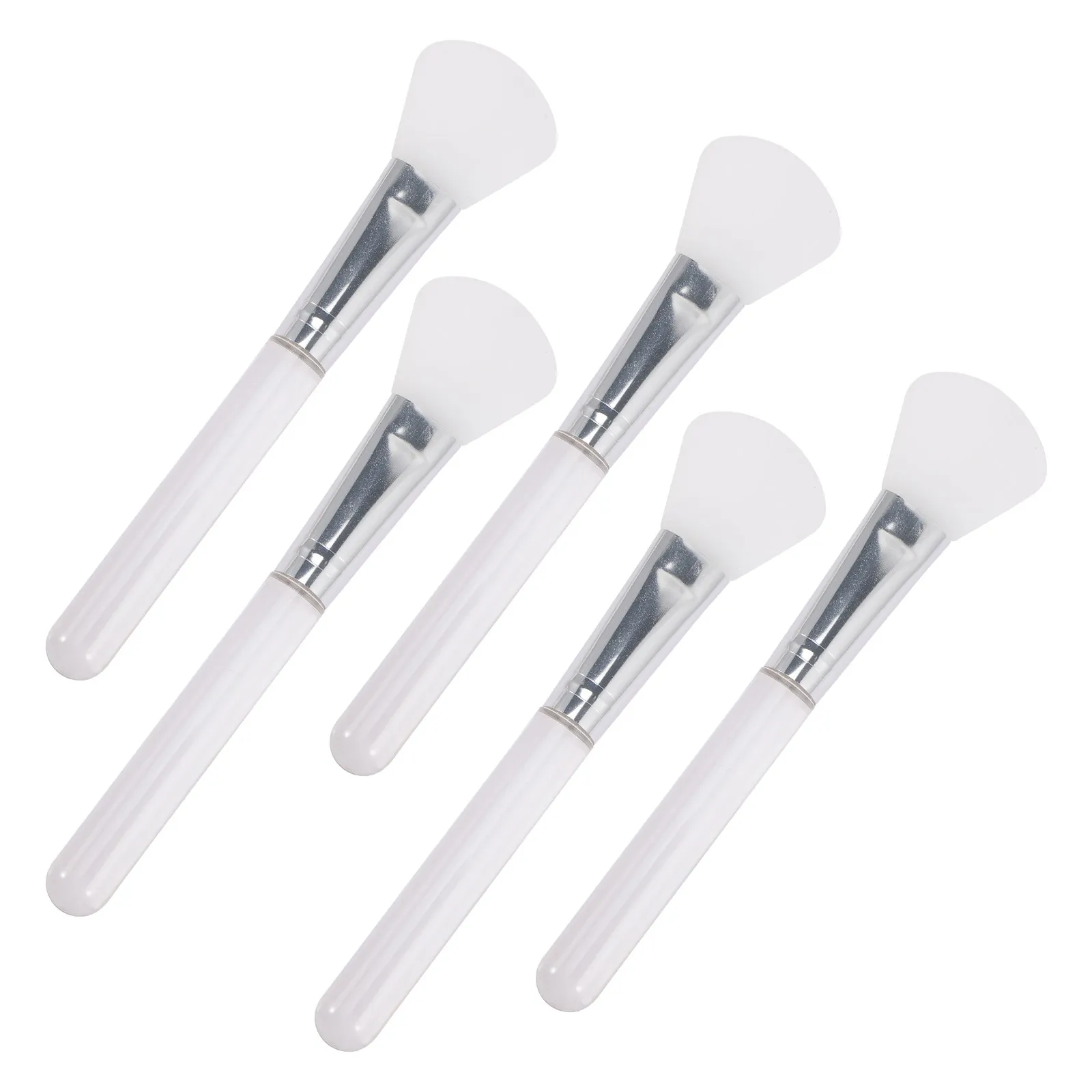 5Pcs Face Mask Brush Silicone Facial Mud Applicator Lightweight Compact Skin Care Accessory for Face Mask Spreading - view 2