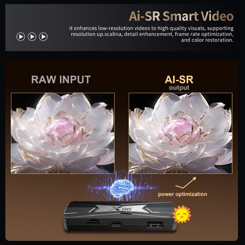 X96 NEO TV Stick Amlogic S905X5M Android 14 4K HDR HLG Dual WiFi5 BT5.0 HDR Media Player OTA TV Box view 4