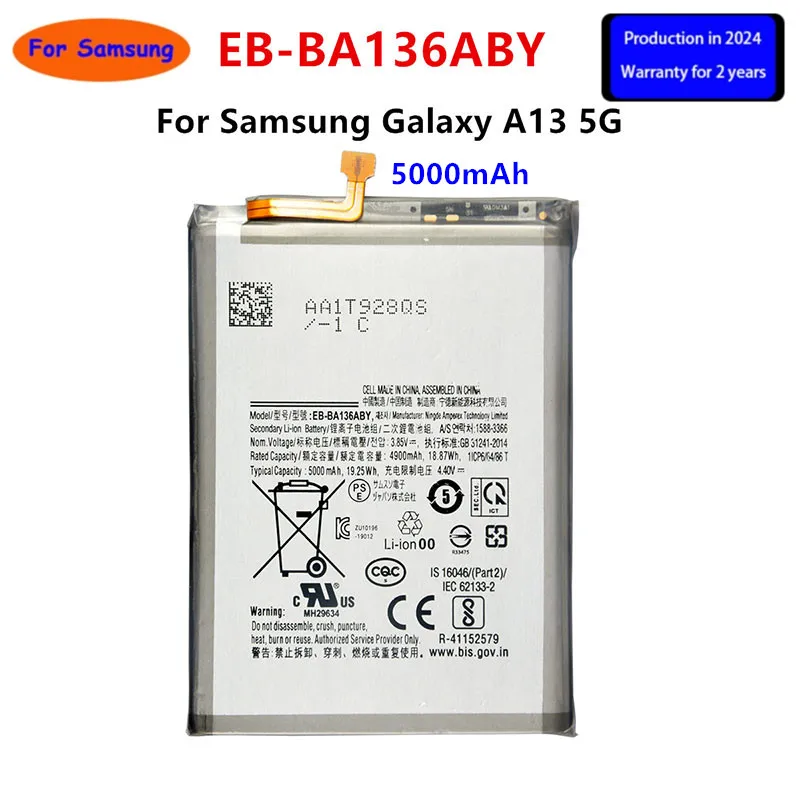 2024 years Brand New EB-BA136ABY 5000mAh High Quality Replacement Battery For  Samsung Galaxy A13 5G