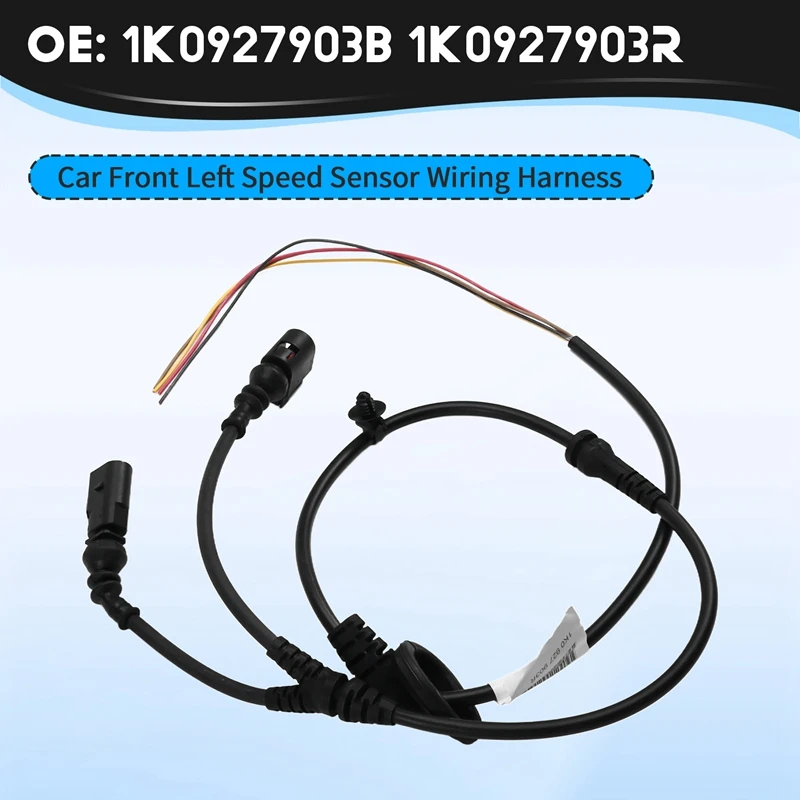 Car Front Left Speed Sensor Wiring Harness For VW Golf 6 1K0927903B 1K0927903R