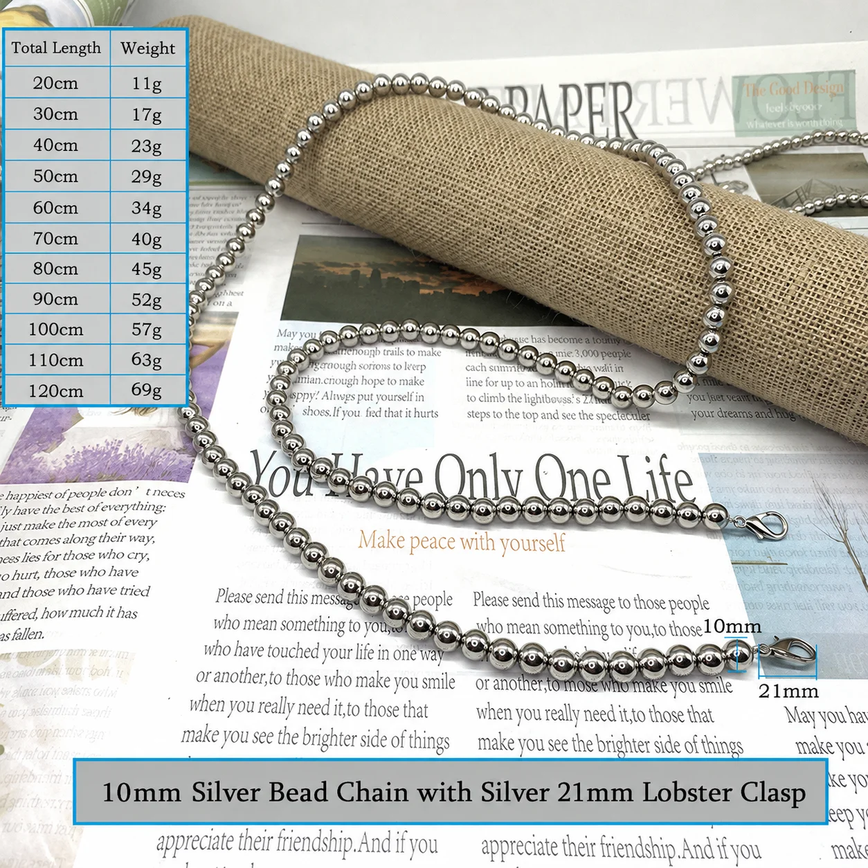 Metal Lobster Clasp Bag Chain Peel-Resistant Bag Shoulder Strap Accessory Pearl Beaded Bag Chain Metal For Commuting Dating