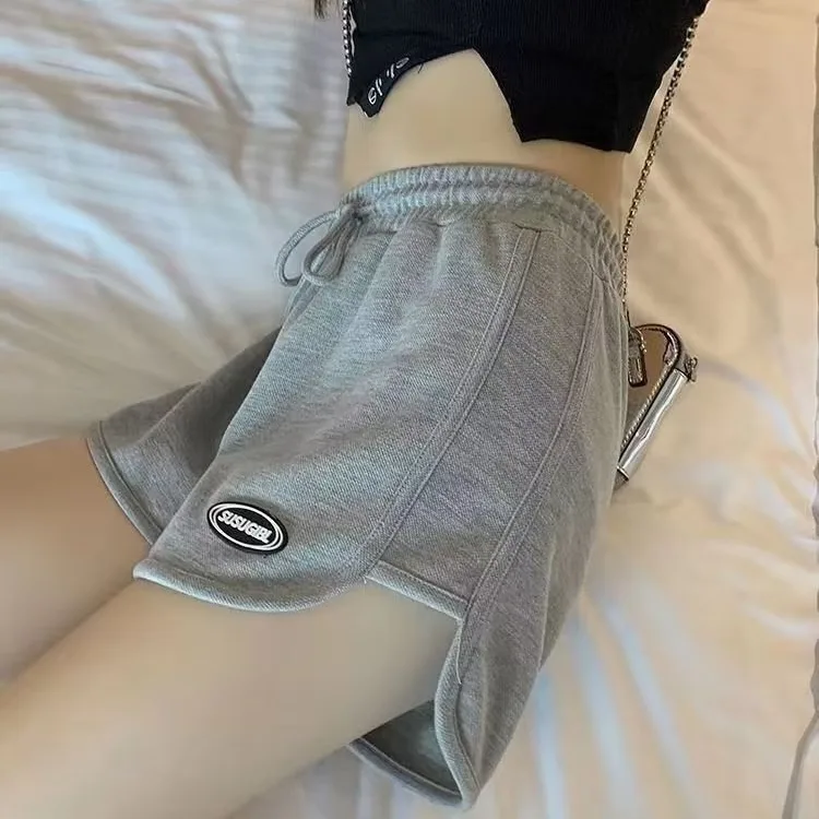 Running Casual Sports Shorts For Women In The Summer Of 2025  Trendy High Waisted Loose Fitting Fitness A-Line Pants  Wide Leg
