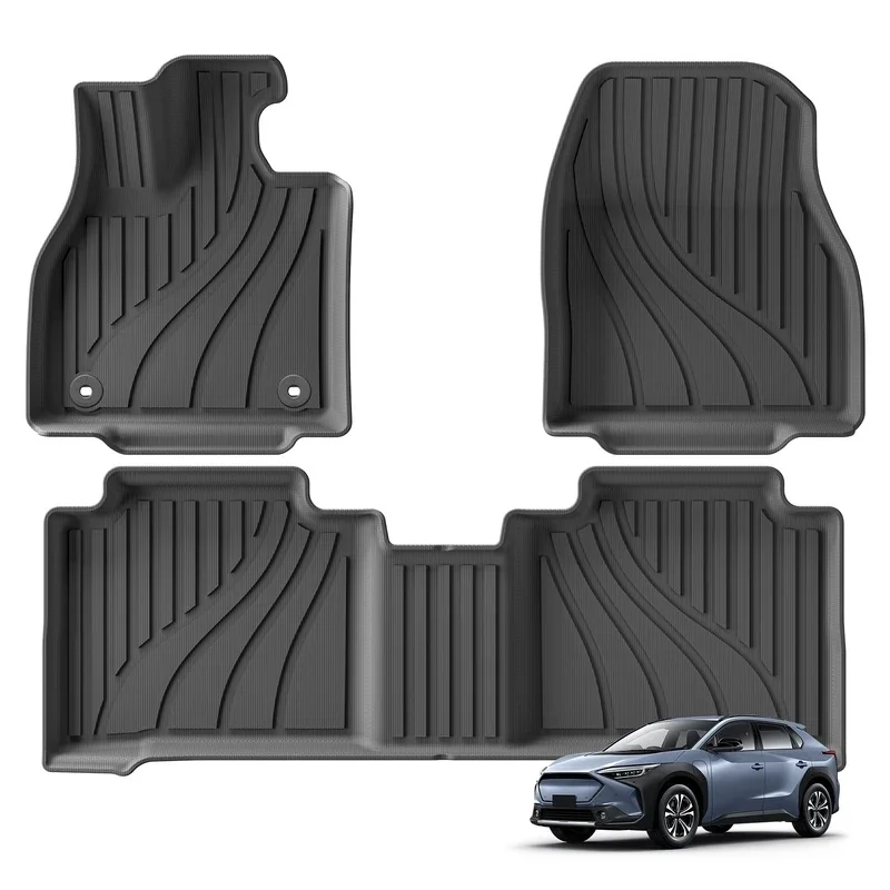 Left Drive Use for Subaru Solterra/Toyota BZ4X/BZ 2023-2026 TPE 3D Car Floor Mats Cargo Liner Trunk Backrest Pad Accessory