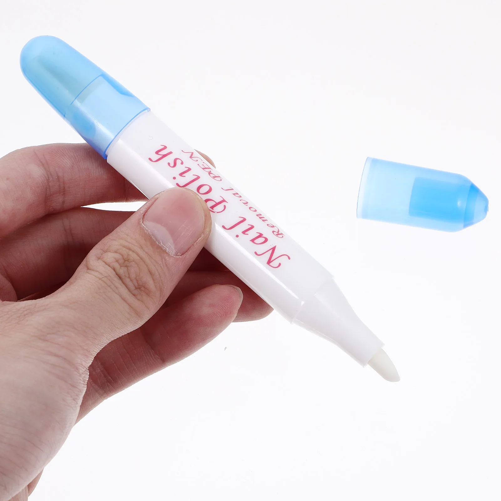 

10 Pcs Polish Remover Pens Portable Refillable Plastic Smooth Surface Nail Edges Corrector Pen For Salon Home Manicure Gift