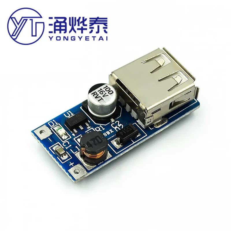Clearance Sales DC-DC boost module (0.9V~5V) to 5V 600MA USB boost circuit board mobile