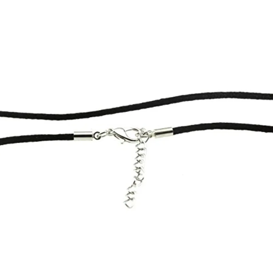 

Silk Sat Cord Rope Necklace Cha with Hypoallergenic Clasp - 14" 16" 18" 20" 22" 24""28