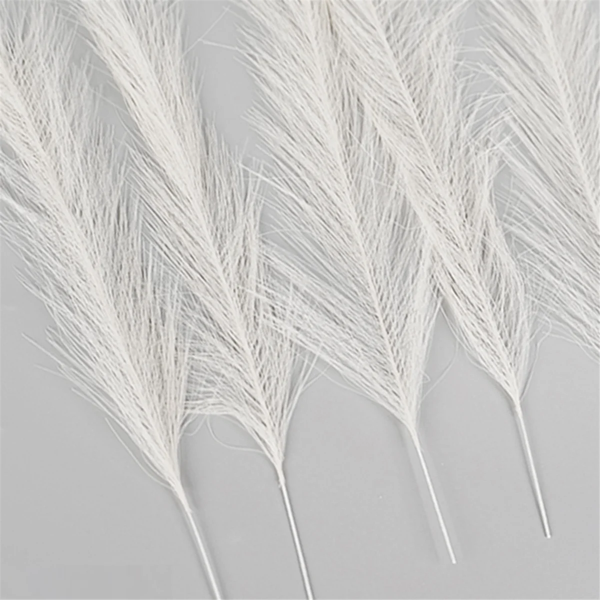 Y31A 50 قطعة منتفخ اصطناعي Pampas البوهيمي العشب نبات صناعي Bulrush ديكور حفلات الزفاف والمنزل