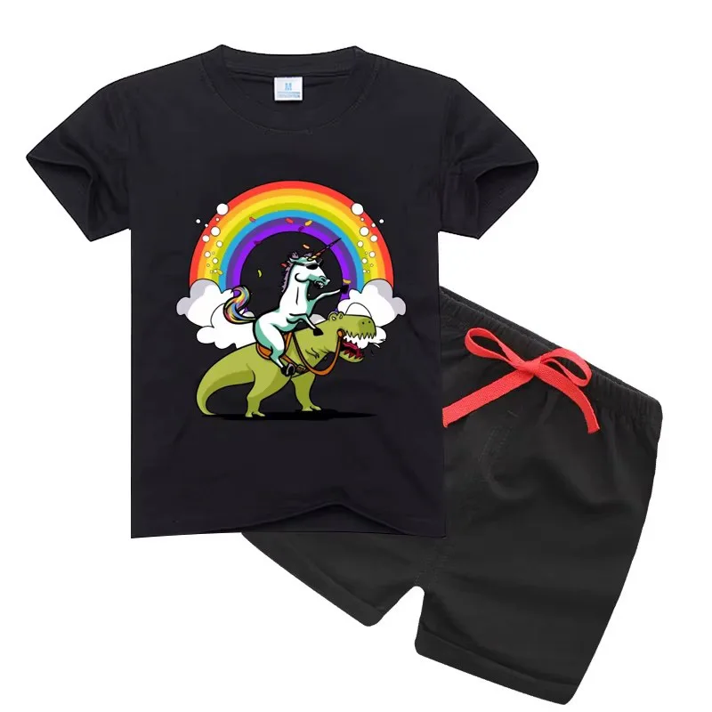 

Kids Set Clothes Summer Baby Boys Clothing Suit Fashion Toddler Baby Sets Casual Hip Hop Children Girl Clothes Cotton Funny