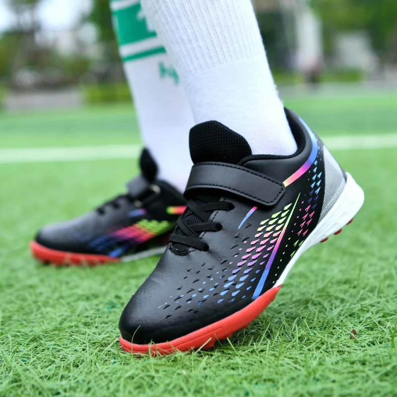 Soccer Shoes for Boys Waterproof Outdoor Sports Adolescents Non-Slip Fashion Football Wear-Resistant Training Children Girls