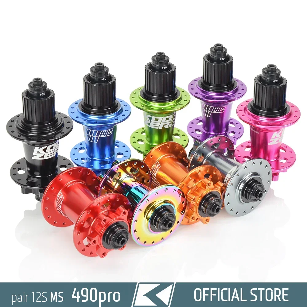 

Koozer XM490pro MS 12S 24 28 32 36 отверстий CRMO Axle 5x100 15x100 5x135 QR 12x142 мм Thru Micro Spline Bike Parts Ступица велосипеда MTB