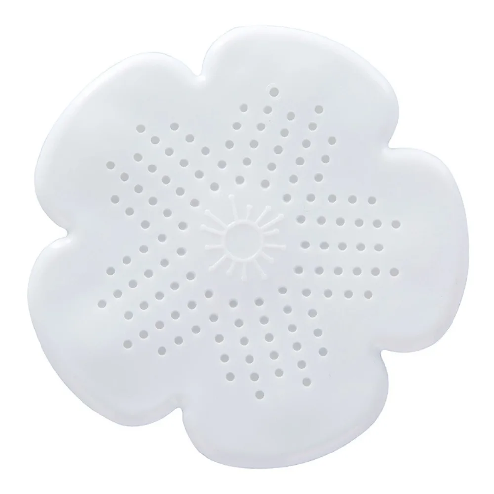 New TPR Kitchen Strainers Flower-shaped Anti-clogging Floor Drain Filter Quickly Hair Drain Catcher for Floor Laundry